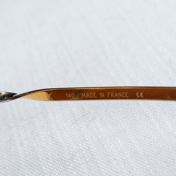 Vintage Cartier Trinity de‎ Cartier CT0089S Cat Eye Sunglasses Gold Silver Brown - Picture 14 of 14